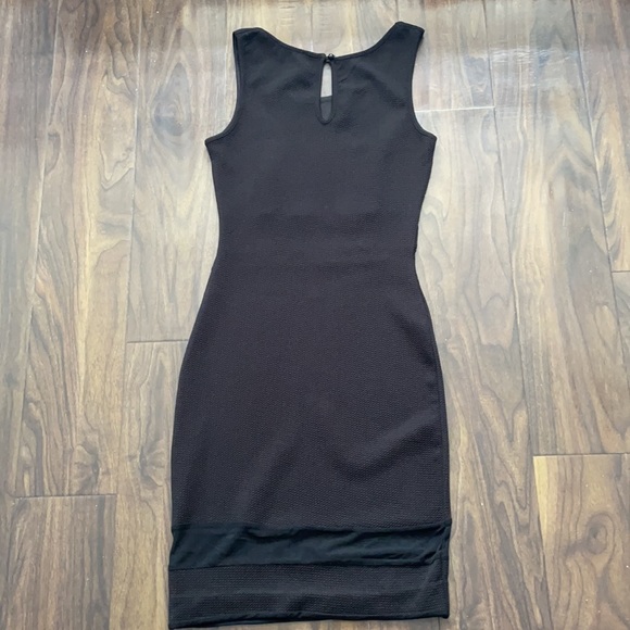 Revamped Textured w Mesh Details Sleeveless Dress - Picture 2 of 15